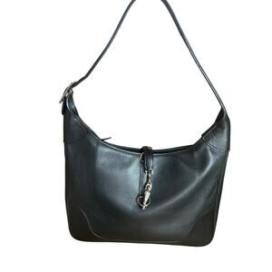 Hermes Trim 35 Togo Handbag Black
